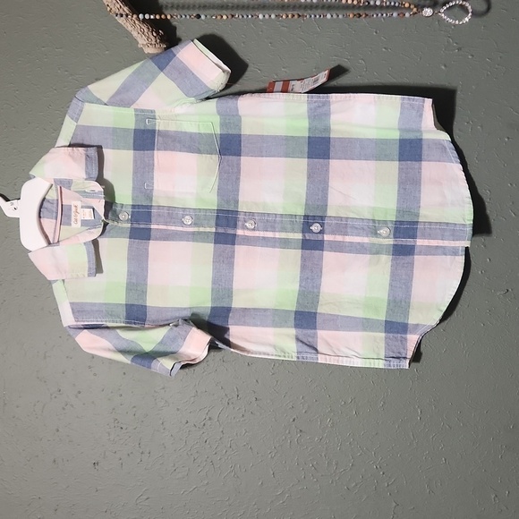 Boys 8/10 Cat And Jack Button Down - Picture 1 of 5